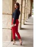 Elegante rote Hose mit Bügelfalte MP45120 – Online-Shop – Boutique